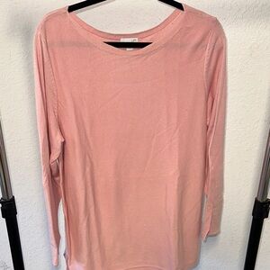 J. Jill Soft Pink Long Sleeve Top